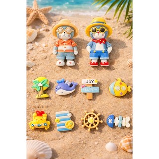 Set Charm Doraemon Đi Biển Siêu Cute – Combo 3 Set Độc Quyền Mini Kawaii Gắn Dép Trang Trí Dép Ngộ Nghĩnh Hot Trend 2026
