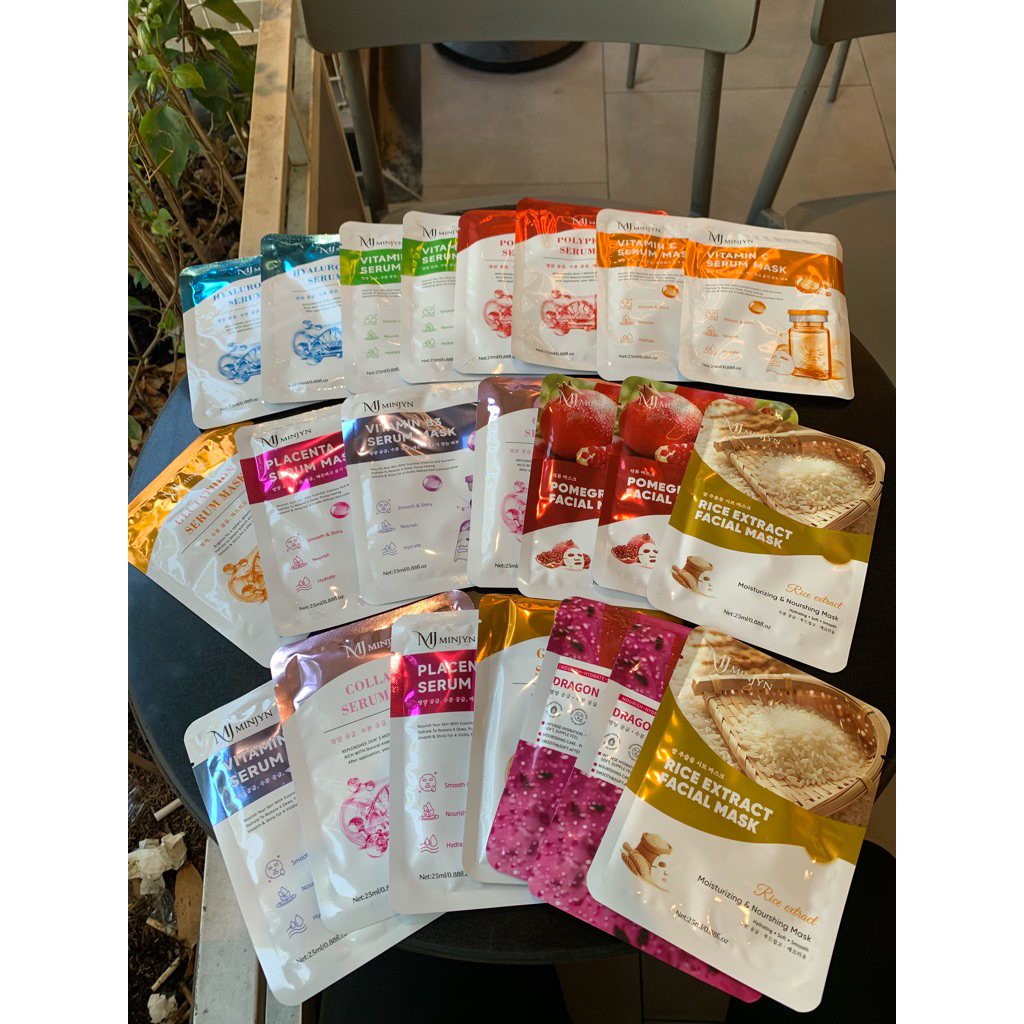 COMBO 30 Miếng [ Tặng 5 ] MẶT NẠ DƯỠNG DA DƯỠNG CHẤT TRÁI CÂY RAU CỦ VITAMIN CHO MỌI LOẠI DA SKINCARE