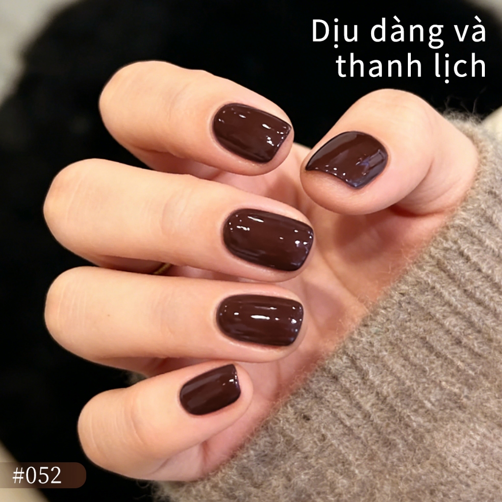 XEIJAYI 10ml - Sơn móng tay dạng gel màu cà phê sô cô la, thích hợp cho việc làm móng.