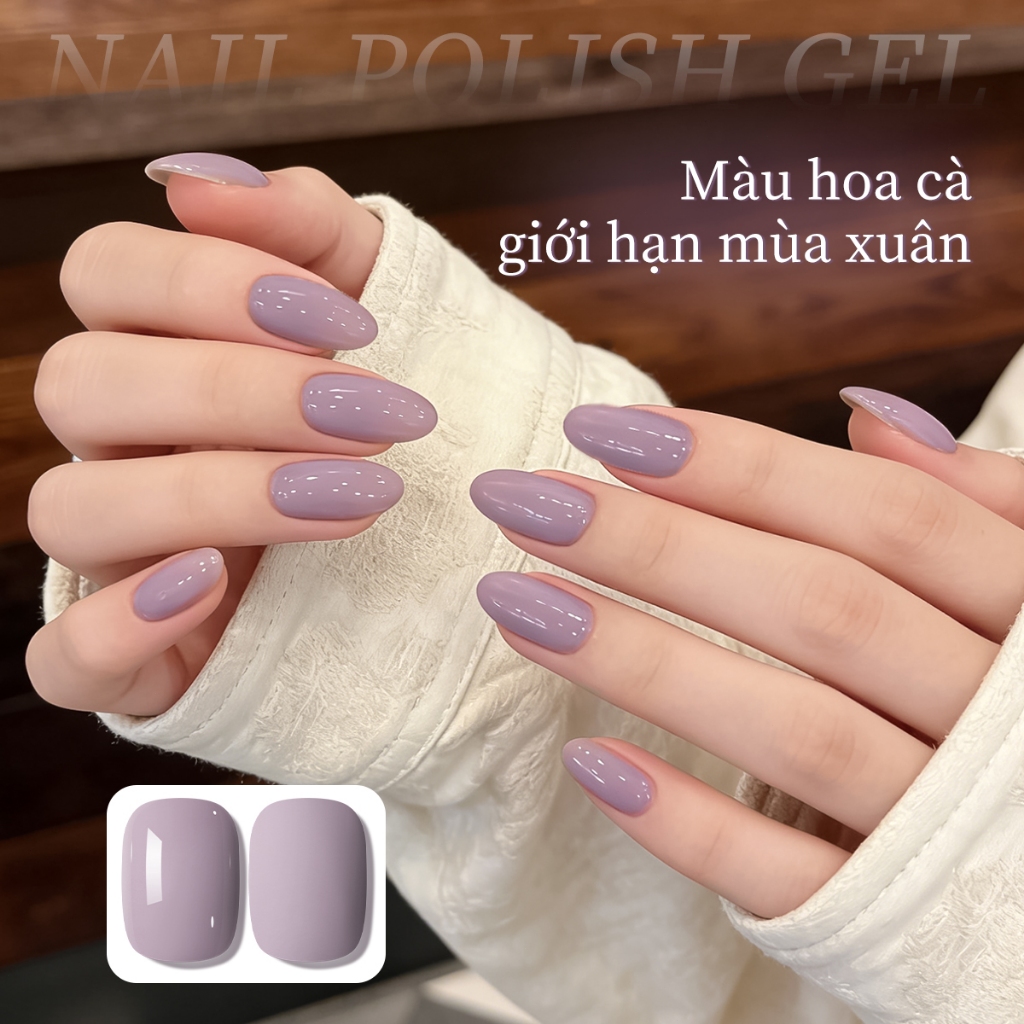 XEIJAYI 10ml - Sơn móng tay dạng gel màu tím chuông gió, thích hợp sử dụng tại salon và hàng ngày.