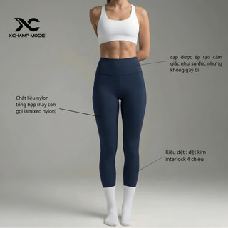 [ MỞ BÁN ] XCHAMP MODE AIRSCULPT LEGGING Tập Gym Nữ Nâng Mông , Chống Trượt  | Tập gym,yoga LG03