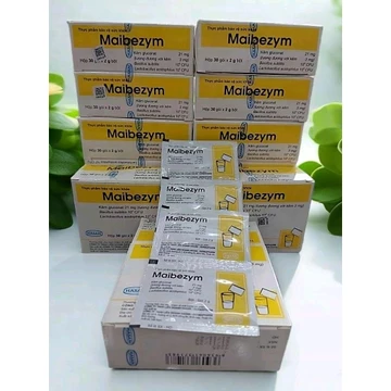 Men vi sinh MAIBEZYM Hộp 30 gói hỗ trợ trong trường hợp đau bụng tiêu chảy, rối loạn tiêu hóa
