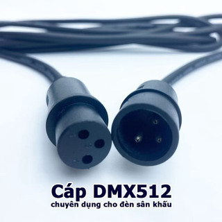 Dây cáp DMX DMX512 3 Pin kết nối đồng bộ hiệu ứng ánh sáng chuyên dụng cho đèn sân khấu