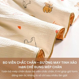 Chăn hè chần bông Cotton Đũi Windy M2T BEDDING kích thước 2mx2m3- Mềm mại, Mịn màng dùng 4 mùa