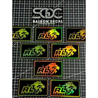 |1 Cái/Cặp| Tem Sticker Hologram  Dán Phuộc Bình Dầu Red Leo Bình Dầu Trên/Dưới Mẫu Mới 2026 - CÓ LỘT SEAL