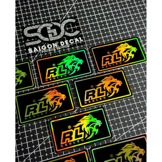 |1 Cái/Cặp| Tem Sticker Hologram  Dán Phuộc Bình Dầu Red Leo Bình Dầu Trên/Dưới Mẫu Mới 2026 - CÓ LỘT SEAL