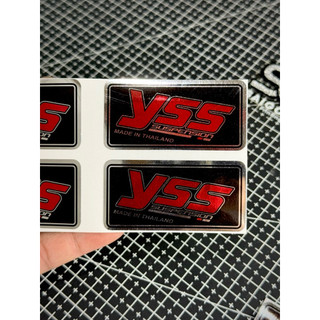 |1 Cái/Cặp| Tem Sticker Crom Ép Nhiệt - Dán Phuộc Bình Dầu YSS Suspension - Dán Bình Dầu Monosock, Bình Dầu Trên / Dưới