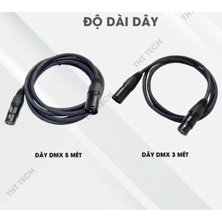 Dây Tín Hiệu DMX 1M/2M/3m / 5m/10M K-Light  Chuẩn DMX512 Kết Nối Đèn Sân Khấu đồng bộ hiệu ứng sân khấu