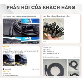 Dây Tín Hiệu DMX 1M/2M/3m / 5m/10M K-Light  Chuẩn DMX512 Kết Nối Đèn Sân Khấu đồng bộ hiệu ứng sân khấu