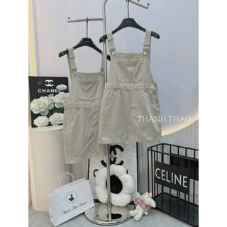 Yếm Váy Jean màu Xi Măng Siu Hot [Sẵn]