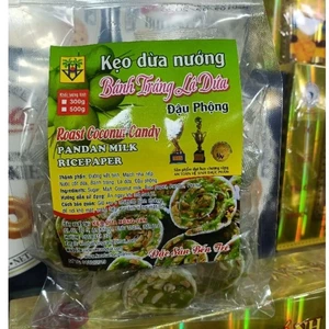 Kẹo dừa nướng [ lá dứa ] Hồng Vân 500g -- đặc sản Bến Tre