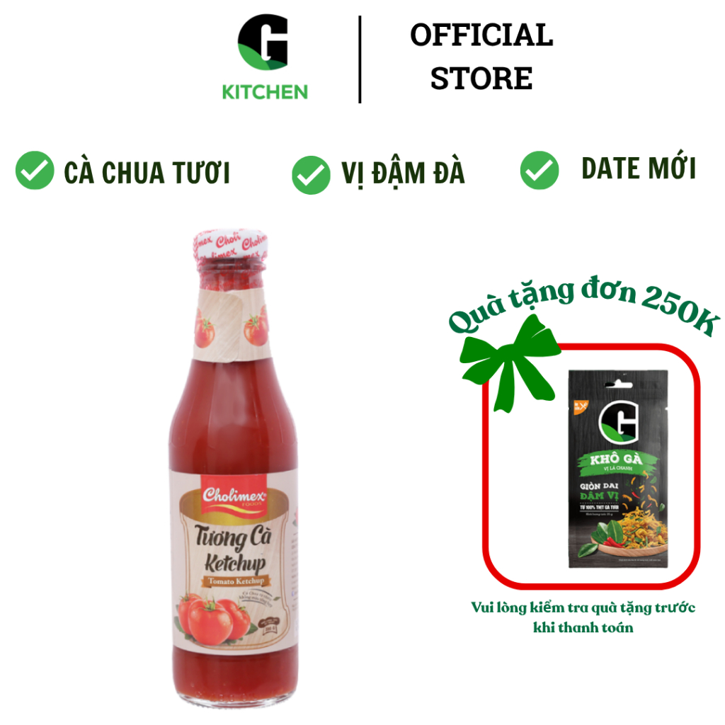 Tương cà Ketchup Cholimex G Kitchen 330g