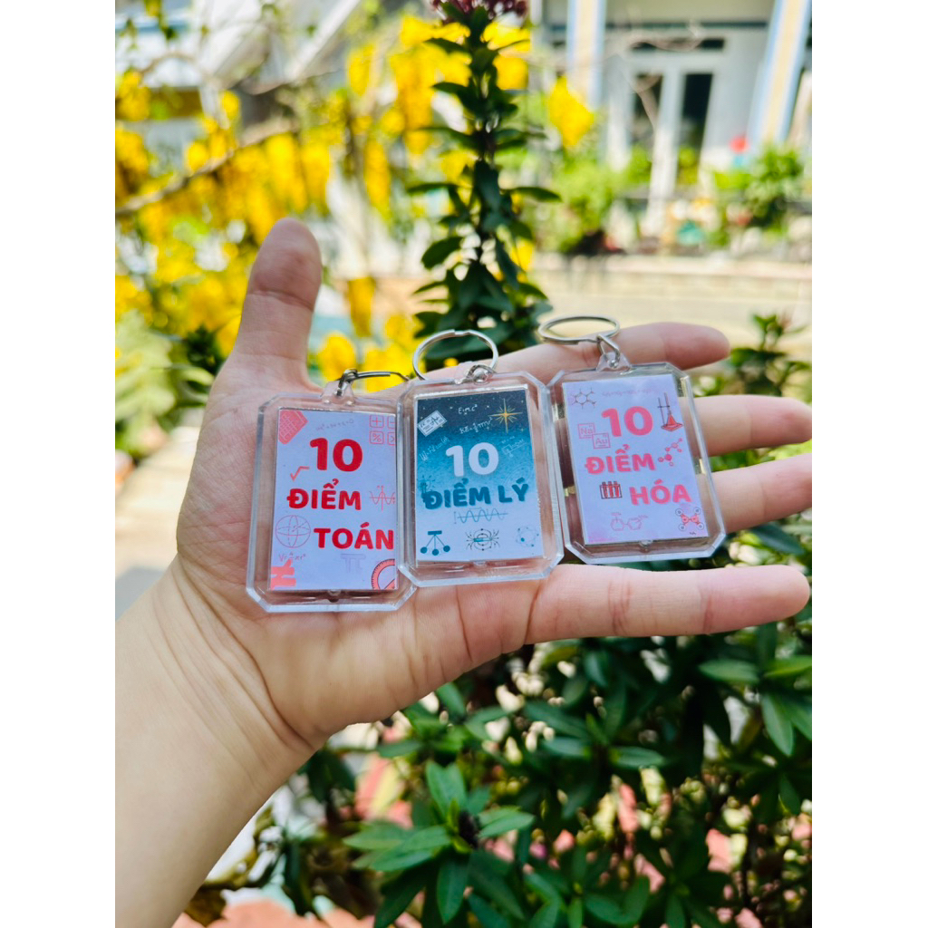 Móc khóa 10 điểm môn học | móc khóa thi đỗ các trường đại học
