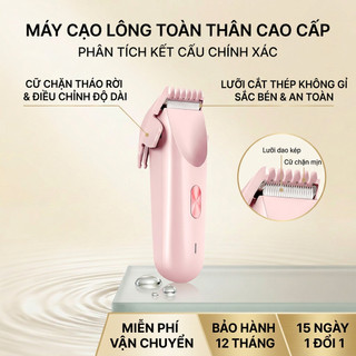 [CHE TÊN] Máy cạo lông bikini hai đầu NEXPRO Chuyên Dụng cạo sạch an toàn , hiệu quả cao