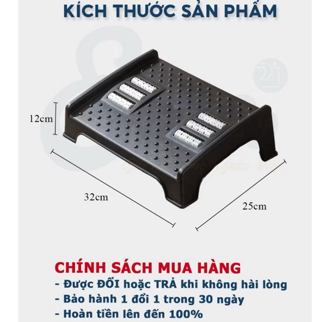 Gác Chân Văn Phòng, Ghế Kê Chân Văn Phòng CTH Massage Tại Bàn Làm Việc nhựa Việt Nhật | BigBuy360 - bigbuy360.vn