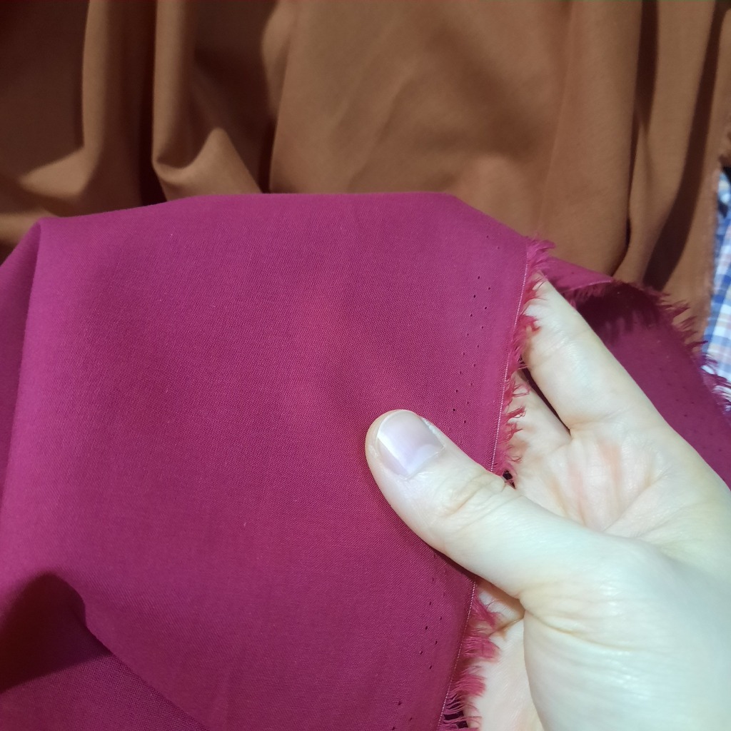 VẢI THÔ BOI 100% COTTON - MAY ÁO, VÁY, LÀM LÓT...