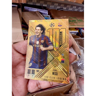 Thẻ Cầu Thủ Bóng Đá Match Attax EXTRA 2024/25 24/25 Lionel Messi 100Club 101 101 M10 Messi ( VIP )( Siêu Hiếm)