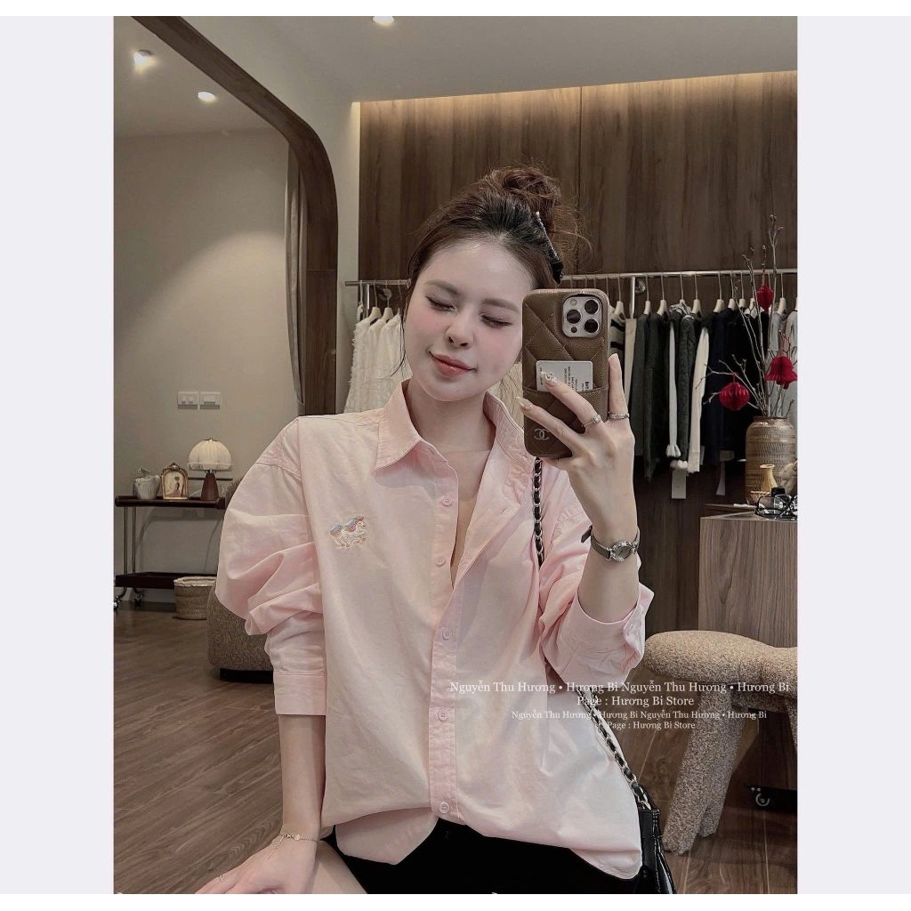 [𝑯𝒂 𝑨𝒏𝒉] Áo Sơ Mi Tang Ngựa QCL1