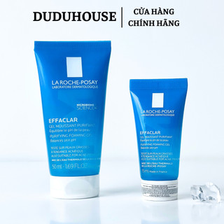 Sữa Rửa Mặt La Roche Posay Cho Da Dầu Mụn Nhạy Cảm Effaclar Gel 50ml Duduhouse