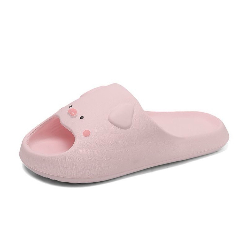 Dép Hoạt Hình 3D Heo Hồng Dễ Thương – Dép EVA Siêu Mềm Nhẹ, Chống Trơn Trượt, Đi Trong Nhà & Đi Chơi