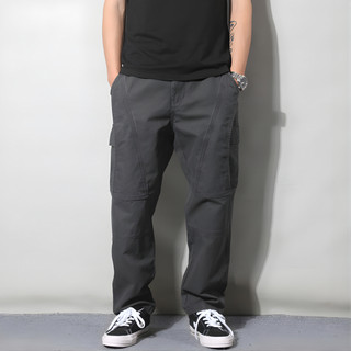 Quần Cargo Pant kaki túi hộp nam nữ ống rộng, quần kaki ống suông phong cách Hàn Quốc K07