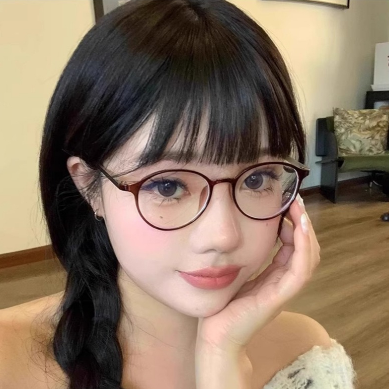 Kính Mắt Thời Trang Nữ MOCO 8825 Chống Ánh Sáng Xanh, Gọng Tròn Nhỏ Nhẹ, Phù Hợp Mọi Dáng Mặt