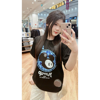 Áo Thun Hình In Chuột Chất Cotton 2 Mặt Thời Trang Nam Nữ Form Áo Rộng