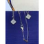 Dây chuyền mặt hoa mini 1cm đính đá lấp lánh, thiết kế sang trọng, tinh tế, dễ phối đồ