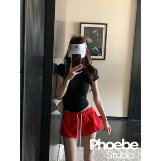 Quần Short Nữ Form Ngắn Quần Đùi Nữ Cạp Thấp Thoái Mái - Phoebe Studio [MH26QUAN74]