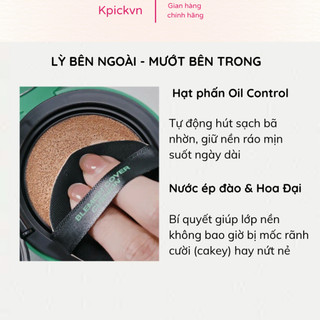 Phấn Nước Cushion VOV Blemish Cover Velvet Kiềm Dầu Phủ Khuyết Điểm Lâu Trôi Lành Tính (Kpickvn)