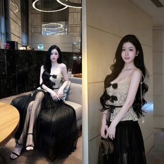 Đầm nữ ren hoa nổi màu trắng dáng xòe dài sát nách thanh lịch phù hợp đi tiệc