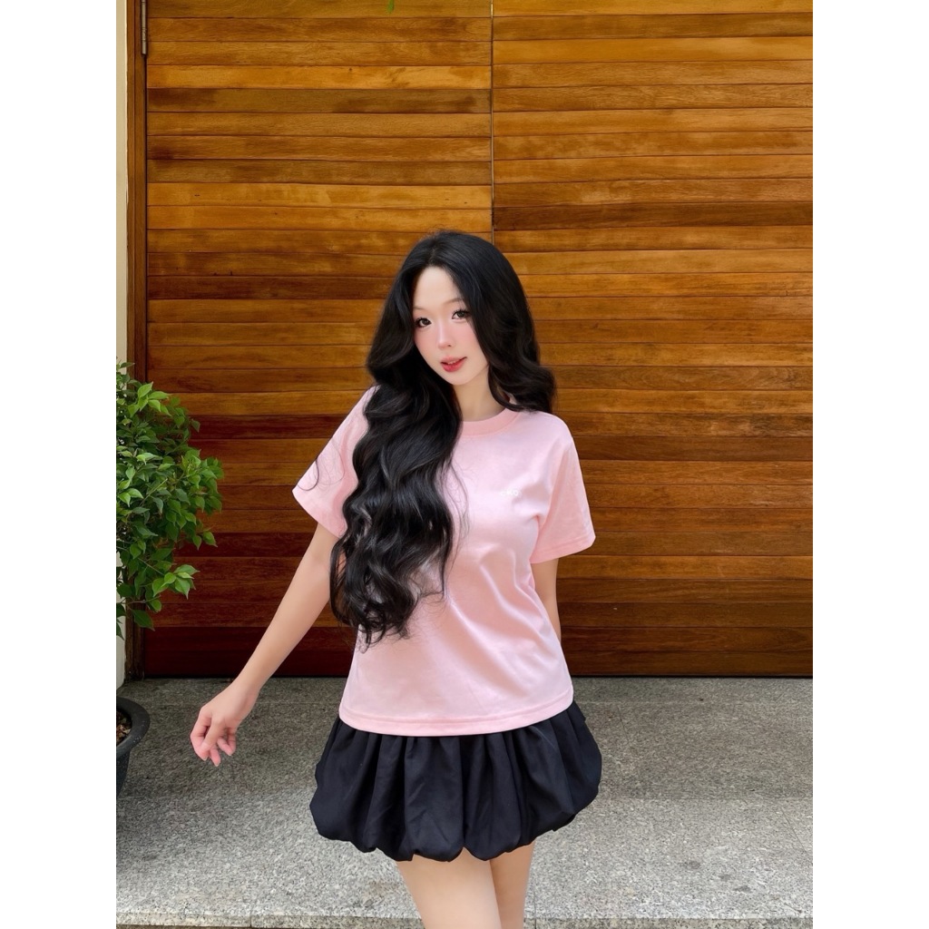 [Sale mẫu mới] Áo Thun Nữ Baby Tee logo CKOR ôm eo nhẹ PREMIUM COTTON form tôn dáng tôn da