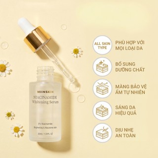 Tinh chất sáng da MIINSKIN 5% Niacinamide Whitening Serum (30ml)