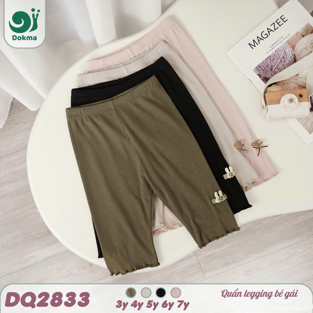 (11-25kg) Quần Cộc Legging Cotton Thời Trang Dokma DQ1396 DQ2048 DQ2833