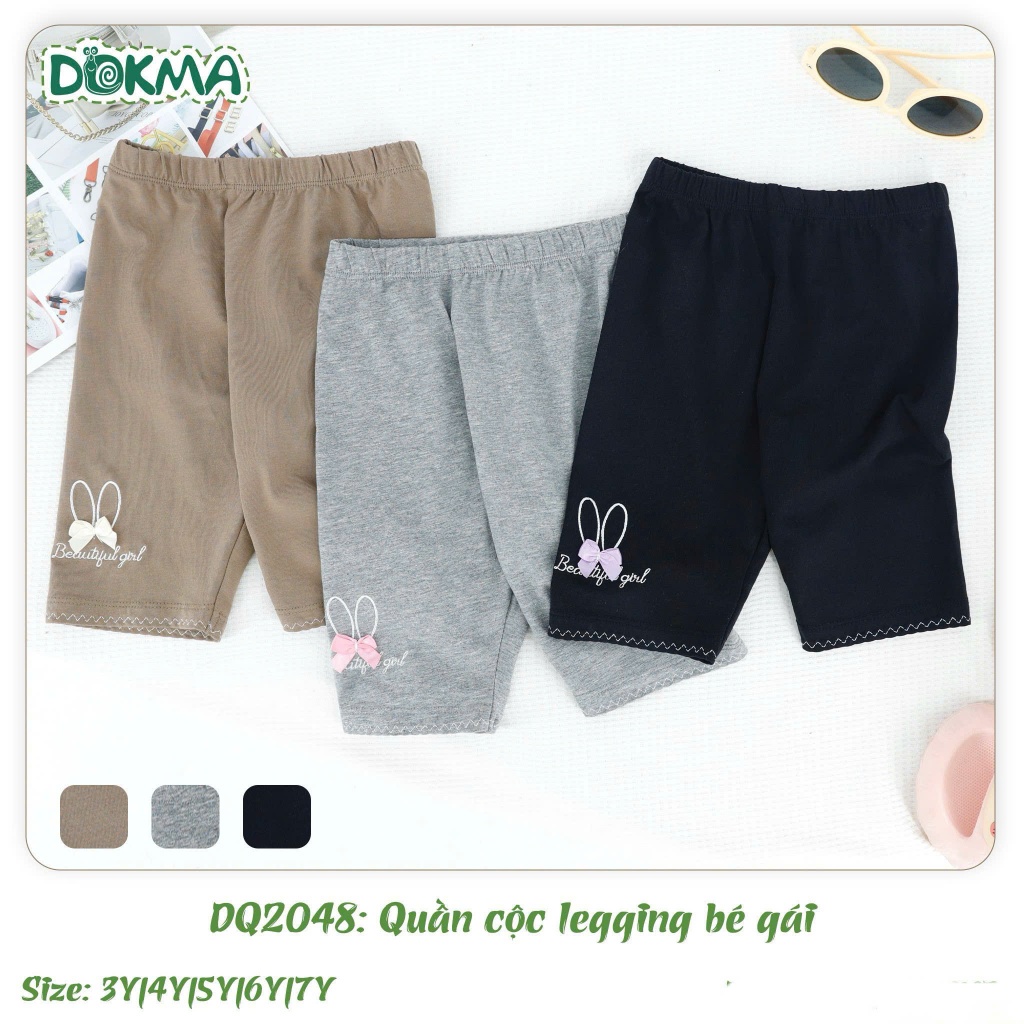 (11-25kg) Quần Cộc Legging Cotton Thời Trang Dokma DQ1396 DQ2048 DQ2833