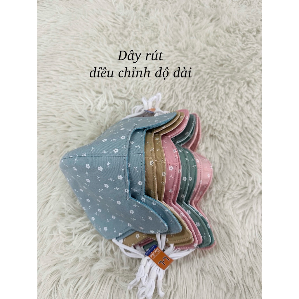 Combo 10 Khẩu Trang Tai Thỏ Dây Rút Thời Trang, Thoáng Mát, Dễ Thương Cho Nữ
