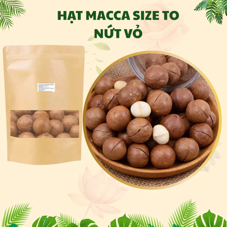 1Kg Hạt Macca Sấy Thơm Ngon, Hạt Macca Nứt Vỏ Dinh Dưỡng Bồi Bổ Tốt Cho Sức Khỏe