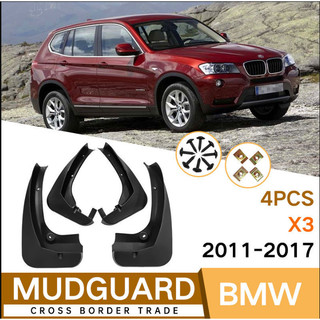 Chắn Bùn BMW X3 Các Đời Chất Liệu Nhựa Dẻo Bộ 4 Chiếc Có Kèm Ốc Vít