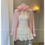 TRIANGLE - Pastel Shirt (Cân nhắc kỹ, return is not welcomed)- Áo sơ mi mỏng kèm áo hai dây style Hàn tone màu pastel