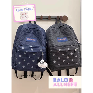 Balo Nữ Denim Kẻ Sọc Ngôi Sao BL628