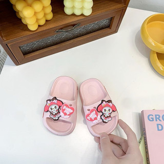 Dép lê gắn charm hoạt hình cho bé trai bé gái