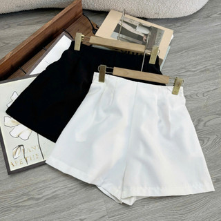 Quần short nữ CÓ BIGSIZE dáng chữ A lưng chun co giãn vai tuyết chéo mềm mịn QDXL