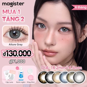 Kính áp tròng Magister 0-6 độ14.5MM Kính áp tròng cận thị Màu nâu lens Màu đen lens Màu xám lens