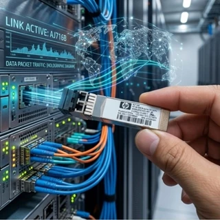 – Module Quang HP/Finisar AJ716B A7446B FTLF8524P2BNV-HP 4Gb SW SFP 4Gb 8Gb Fiber Channel SFP…