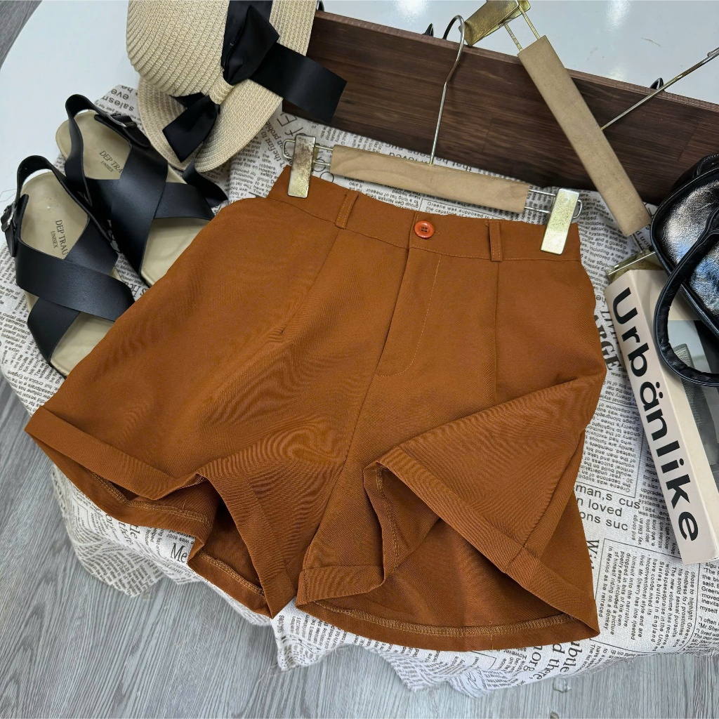 ComBo Quần đùi kiểu nữ 58-95kg  phom bigsize tôn dáng lưng chun co giãn vải fos mặc thoải mái mềm mịn mát - Q28