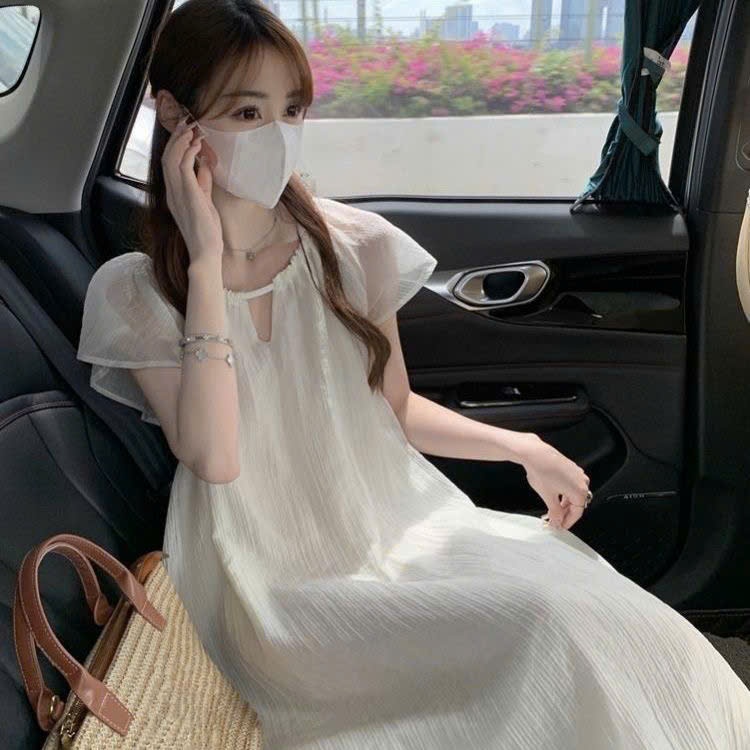 (HÀNG QCCC) Đầm váy babydoll dáng dài thiết kế kiểu điệu dành cho nữ hottrend mùa hè XIMIMI SP468