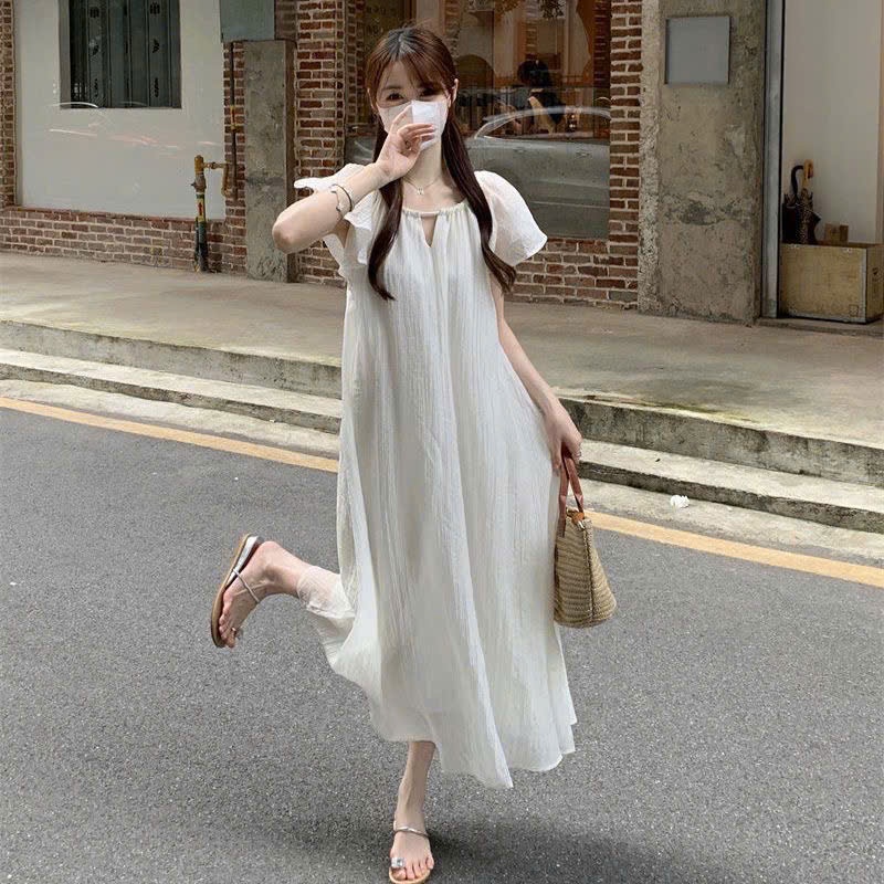 (HÀNG QCCC) Đầm váy babydoll dáng dài thiết kế kiểu điệu dành cho nữ hottrend mùa hè XIMIMI SP468
