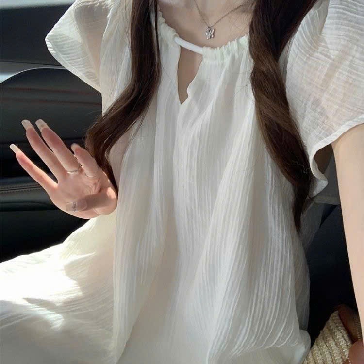 (HÀNG QCCC) Đầm váy babydoll dáng dài thiết kế kiểu điệu dành cho nữ hottrend mùa hè XIMIMI SP468