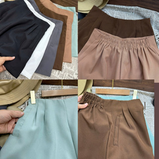 Quần Đùi Bigsize Nữ Lưng Cao Cạp Chun Co Giãn Dáng Quần Short Chữ A Ổng Rộng Vải FOS Q26