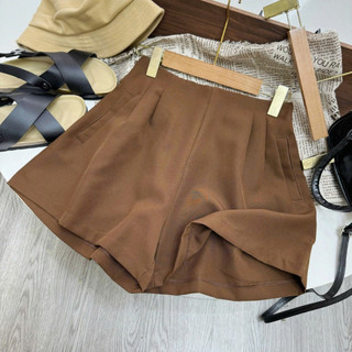Quần Đùi Bigsize Nữ Lưng Cao Cạp Chun Co Giãn Dáng Quần Short Chữ A Ổng Rộng Vải FOS Q26